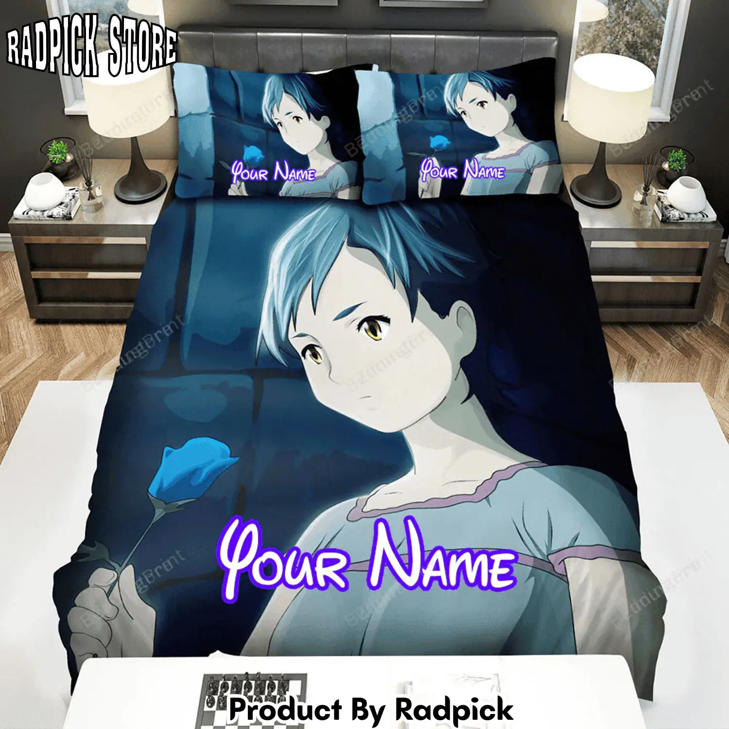 Radpick the blood2b anime saya keeping a rose bed sheets spread duvet cover personalized name bedding sets rp3271360